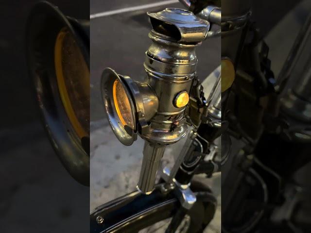 My bike lamp is candle-powered and was made in 1910!