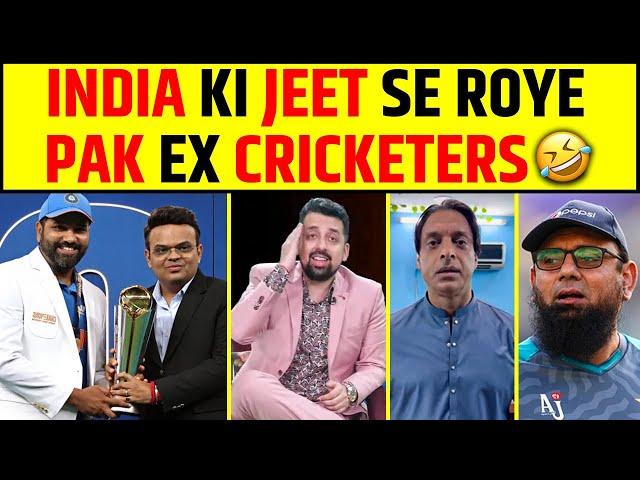 INDIA KI JEET SE PAKISTAN EX - CRICKETERS KE BURE HAAL  | FULL DRAMA EXPLAINED #championstrophy