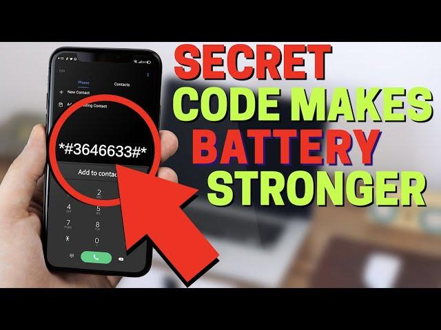 Secret CODE Makes Battery 2X Last Longer!