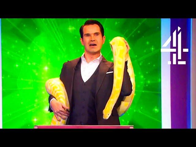 Giant Snake Freaks Out Jimmy Carr, Noel Fielding & Richard Ayoade | Big Fat Quiz Of Everything 2017