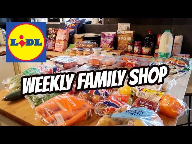 LIDL GROCERY HAUL & FAMILY MEAL PLAN 