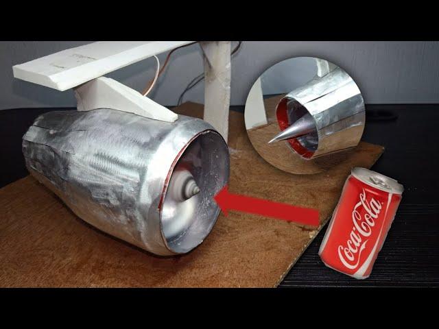 how to make jet engine using soda can(diy jet engine)(diy edf engine)