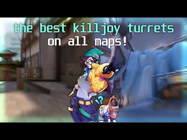 The Best Killjoy Turrets On Every Map In 2024! (Valorant Guide)