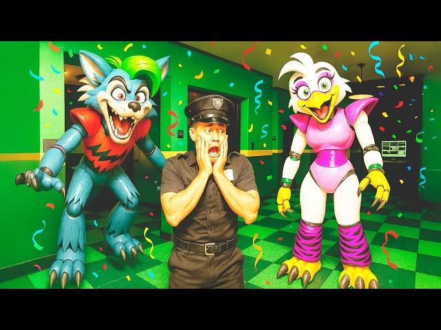 ANIMATRONICS SCARE THE SECURITY GUARD FNAF COOP Garry's Mod