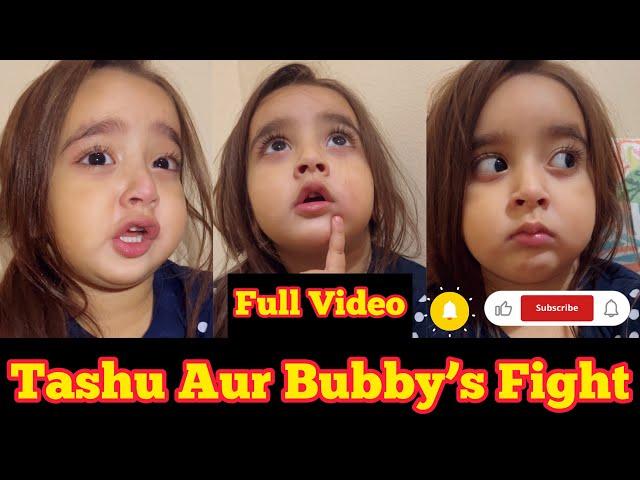 Tashu & Bubby's Fight | Tashu Ny Police Ko Call Kar Di | Tashu Ki Baten | #babytasha #funnyvideo