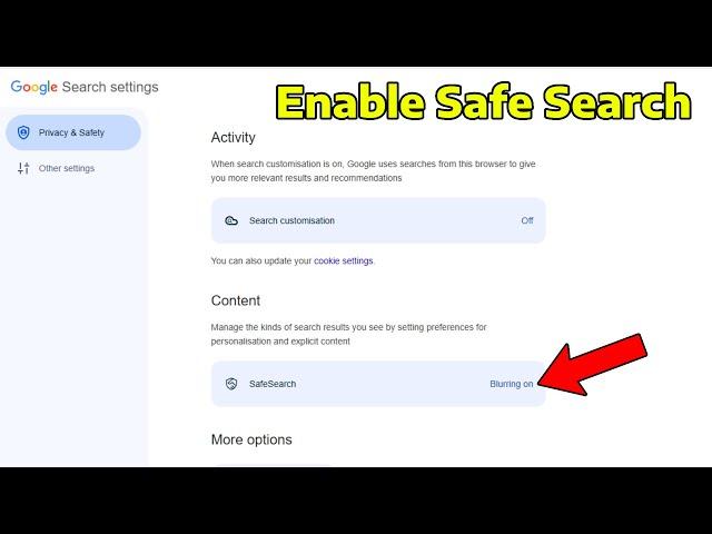 How To Enable Safe Search & Hide Explicit Content Search Results in Google Chrome