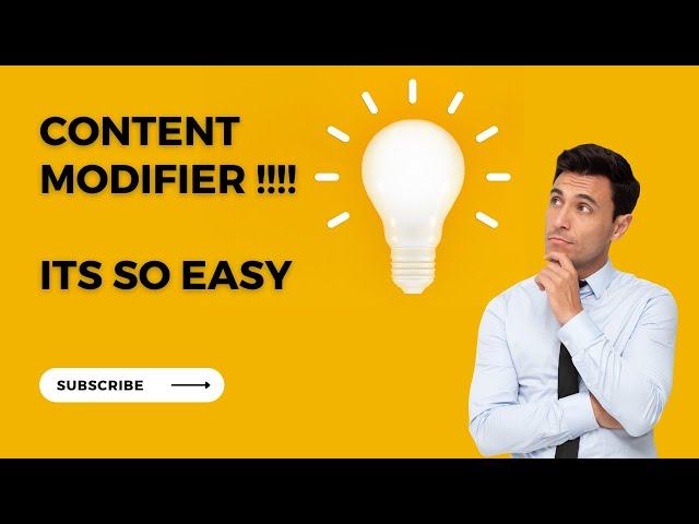 Content Modifier is so Easy to understand and use | SAP BTP CI | CPI | Cloud Integration 2023