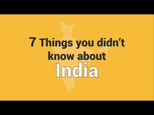 7 Interesting Facts you didn't know about India || Factly