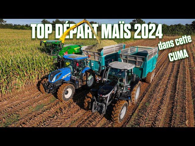 TOP DÉPART MAÏS 2024 à cette CUMA avec CARTOGRAPHIE FIELDVIEW dans l'ENSILEUSE !