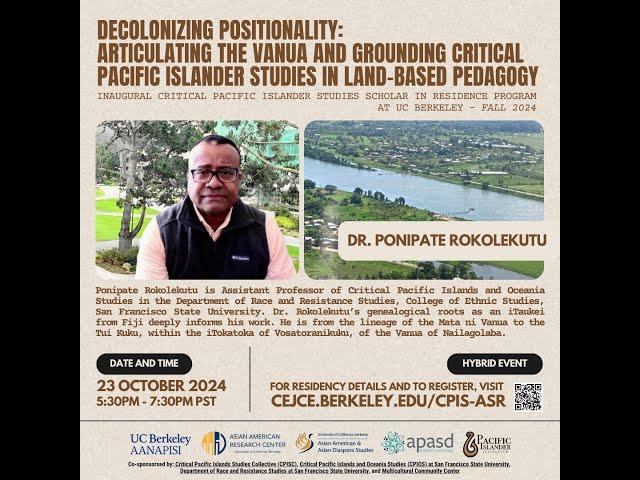 Ponipate Rokolekutu: Decolonizing Positionality