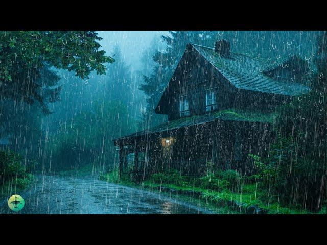 Fall into Sleep Instantly - Relaxing Heavy Rain & Thunder Sounds for Sleep + Insomnia, Stress Relief