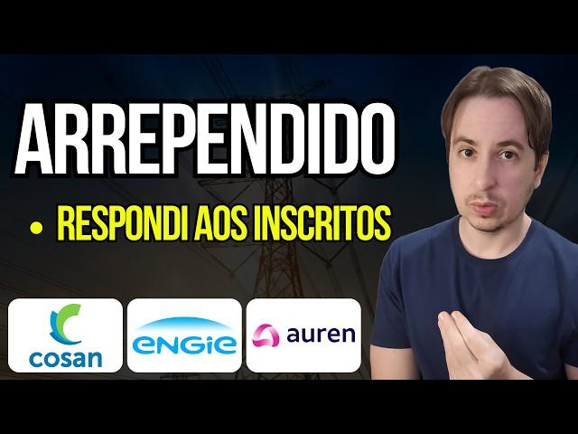 Arrepedimento, Desconfiança, Csan3, IPO, Aure3, Egie3 ...