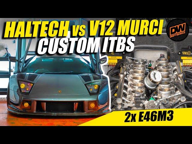 Haltech for my V12 Murcielago with twin E46 M3 ITBs - Manual GT1 LP640