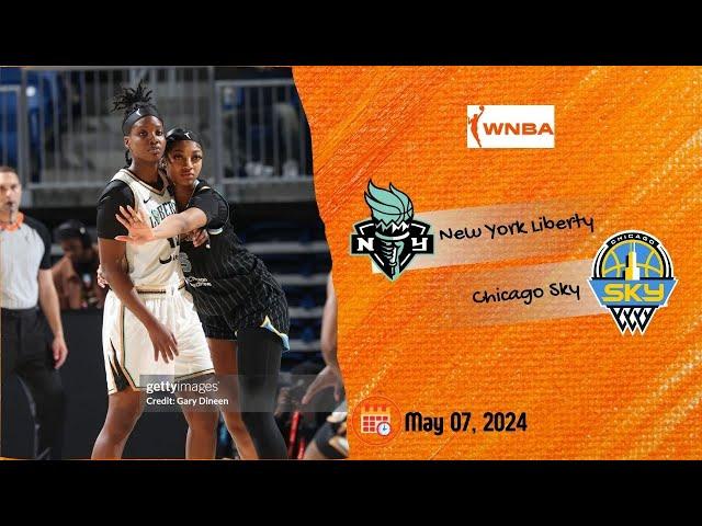 Full Game : New York Liberty vs Chicago Sky - May 7, 2024 | WNBA Preseason