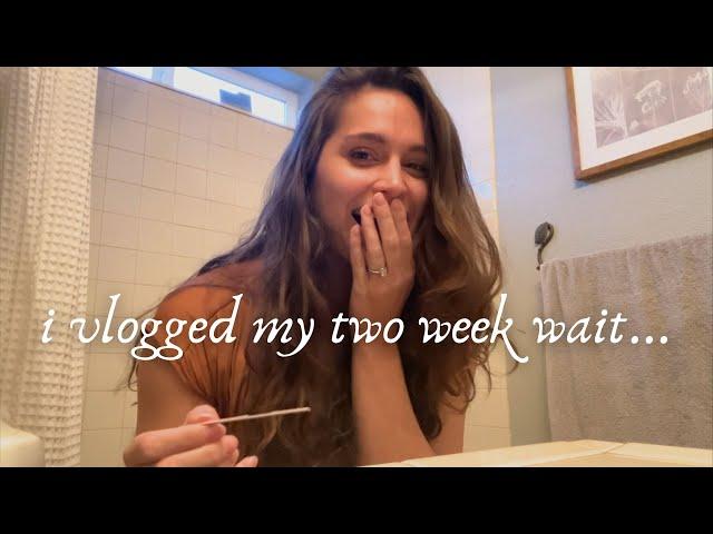 I VLOGGED MY TWO-WEEK WAIT | early pregnancy symptoms with baby #2