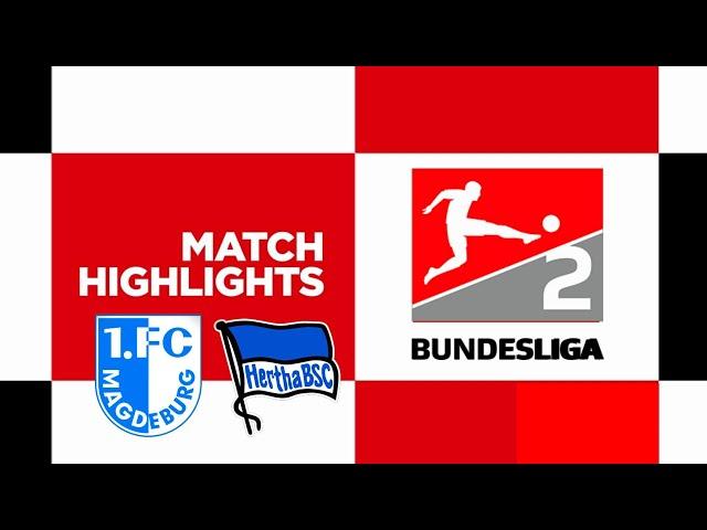 1. FC Magdeburg 1-3 Hertha BSC | Highlights | 2. Bundesliga 2024-2025