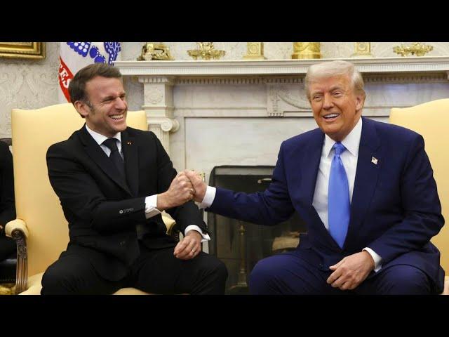 Donald Trump hosts bilateral meeting with French President Emmanuel Macron (FULL VIDEO)