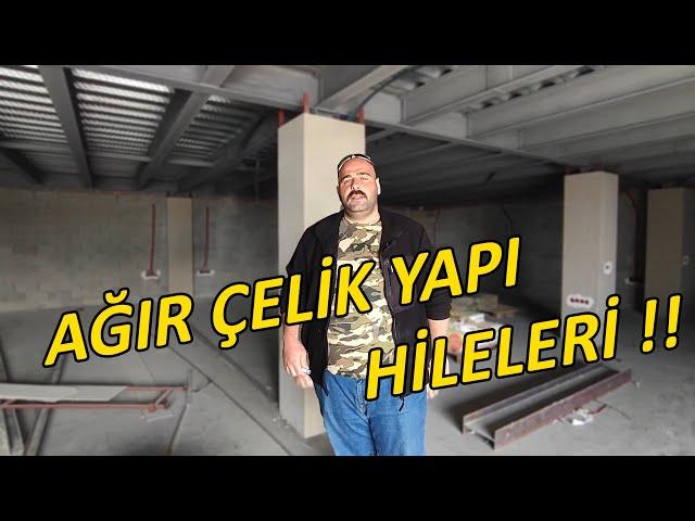 AĞIRÇELİK YAPI HİLELERİ #prefabrik #prefabrikvilla #prefabrikyapılar #çelikkonstrüksiyon #çelikyapı