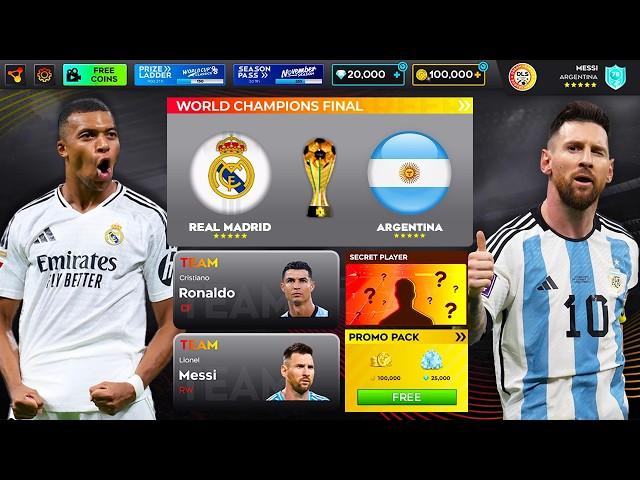 DLS 25 OFFICIAL - ARGENTINA VS REAL MADRID & NEW FEATURES | DREAM LEAGUE SOCCER 2025