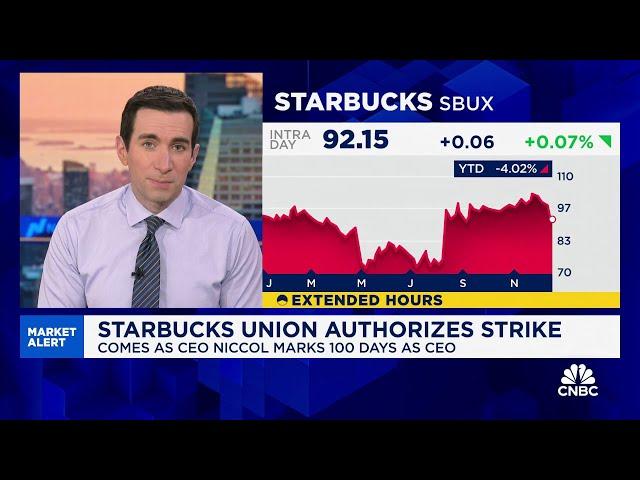 Starbucks union authorizes strike