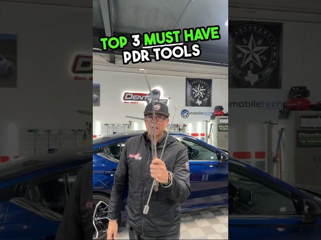 3 Must Have PDR Dent Tools: Beginner PDR Tool Set #paintlessdentrepair #pdrtraining