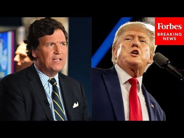 JUST IN: Trump Reacts To Tucker Carlson's Criticism: 'Let Him Go Get A Television Network...'