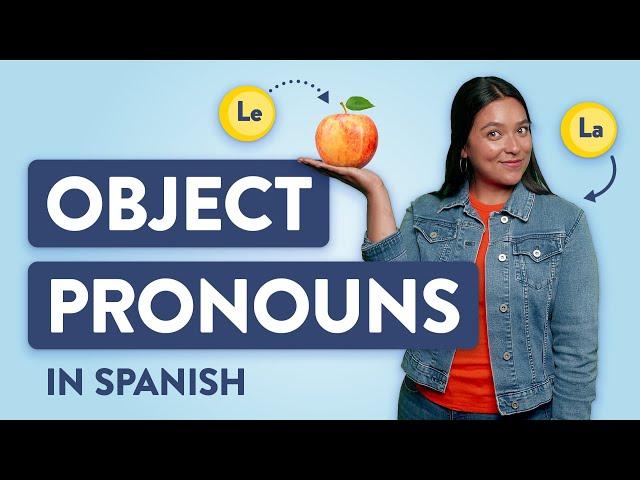 Intro To Spanish Direct And Indirect Object Pronouns