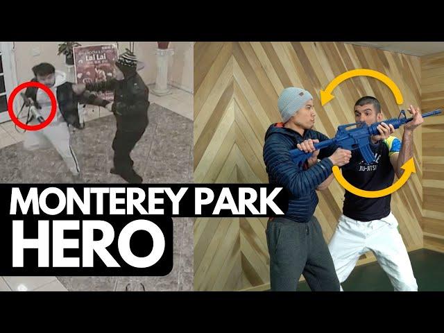 Hero Disarms Monterey Park Shooter (Gracie Breakdown)