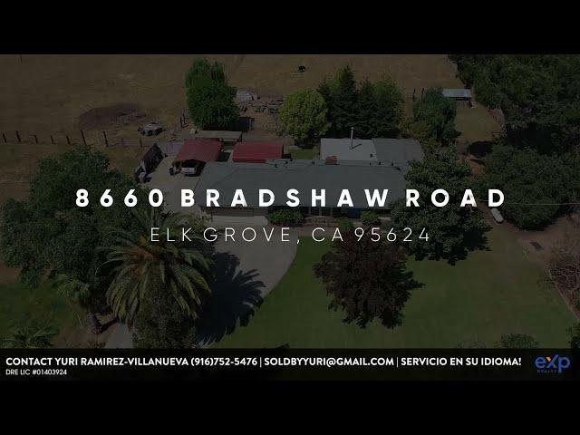 8660 Bradshaw Road--NEW LISTING IN ELK GROVE, CA ON 5 ACRES