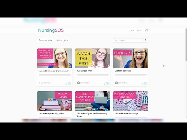 Pass Nursing School With The NursingSOS Membership Community