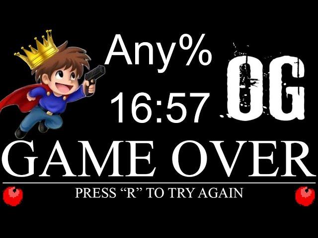 I Wanna Be the Guy (OG) Any% Speedrun 16:57 [WR]