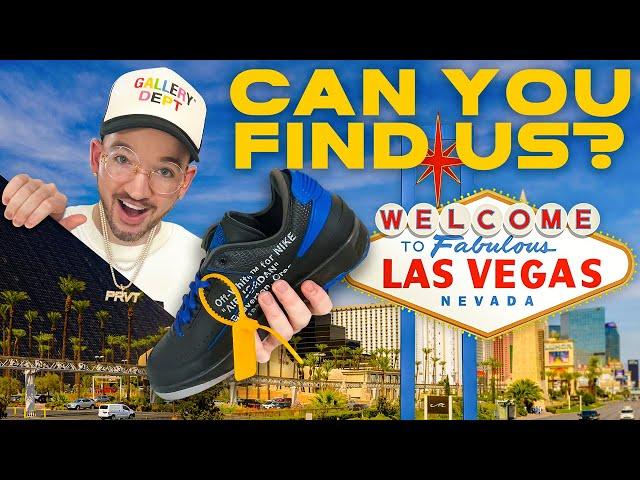 FIRST ONE TO FIND US WINS FREE SHOES!