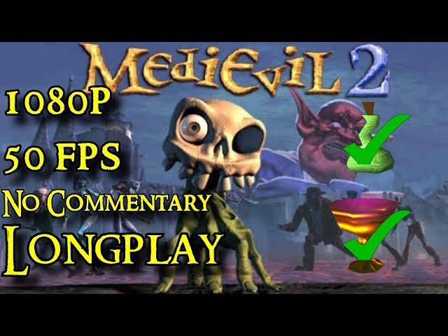 PS1: MediEvil 2 longplay PAL (100% Completion, All Chalices and Life Bottles.) 1080p 50fps