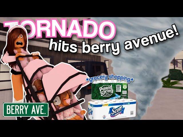 TORNADO HITS BERRY AVENUE.. | Roblox Berry Avenue roleplay