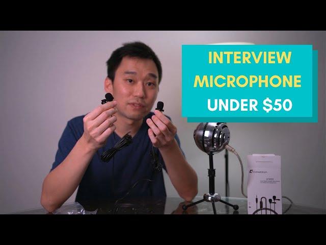 Microphone for Video Interviews under $50 | CKMOVA LCM5D