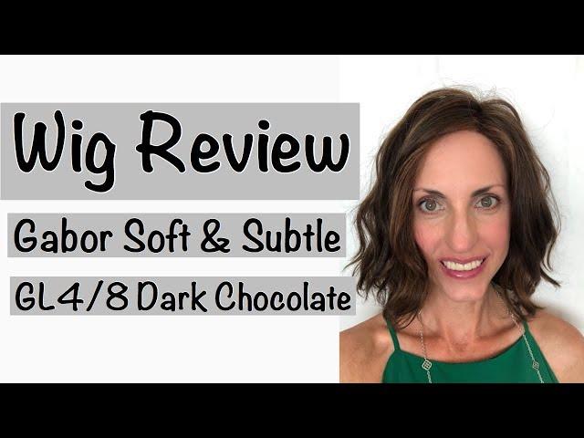 Wig Review Gabor Soft & Subtle GL-4/8 Dark Chocolate