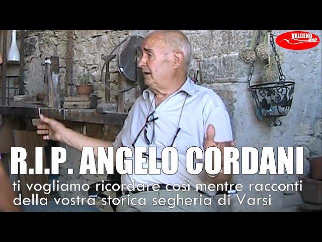 ULTIMO SALUTO A ANGELO CORDANI