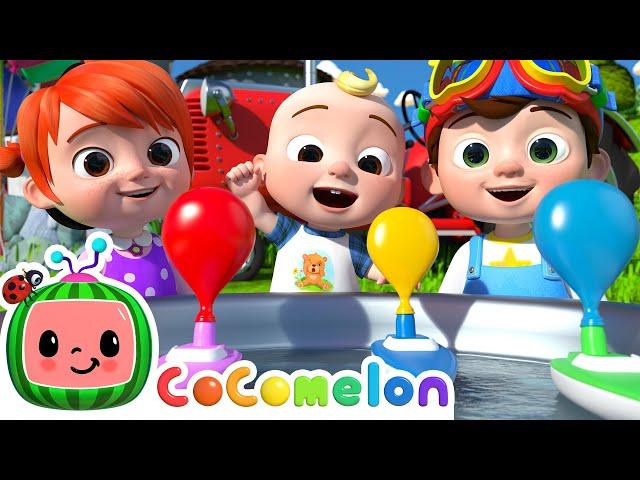 Balloon Boat Race | CoComelon Nursery Rhymes & Kids Songs