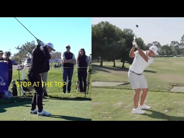 Xander Schaufelle Golf Swing Drill | Stop At The Top