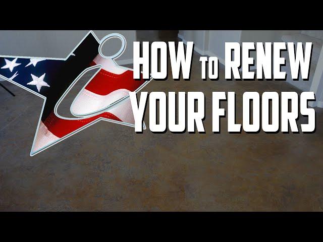 Tim's Metal Illusion Epoxy Floor Refinish