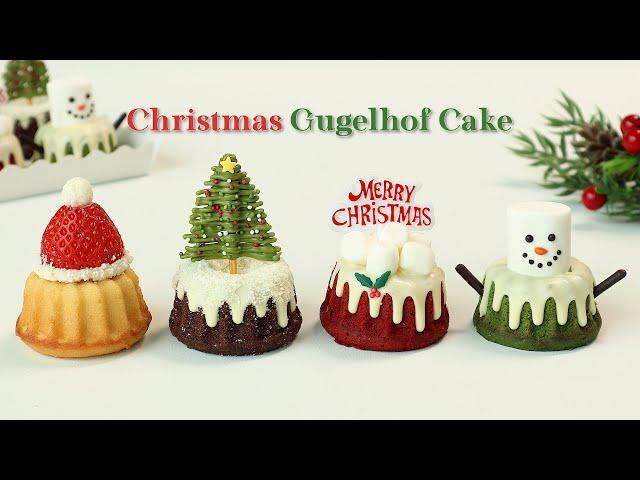 A Christmas Gugelhof cake recipe that is perfect for a Christmas gift! 