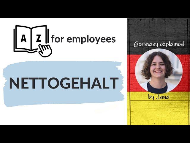 A to Z for employees | Net salary | Nettogehalt #HalloGermany