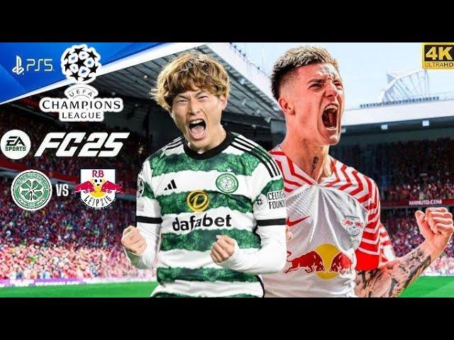 FC 25 | Celtic FC vs RB Leipzig | Champions League 2024 Full Match | Openda, Nusa, Šeško | PS5™ 4K60