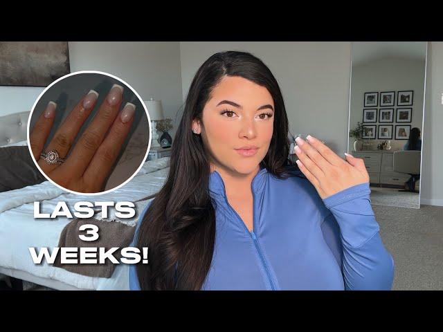 HOW I MAKE MY PRESS ON NAILS LAST 3 WEEKS *quick & easy*