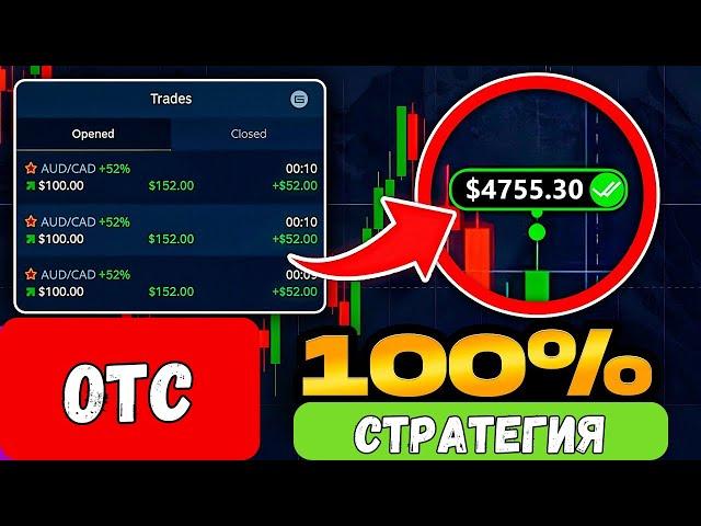  ТОРГОВЛЯ НА ОТС ПАРАХ ПО ЛУЧШЕЙ СТРАТЕГИИ +400$ ЗА 20 МИН. Стратегия для бинарных опционов.