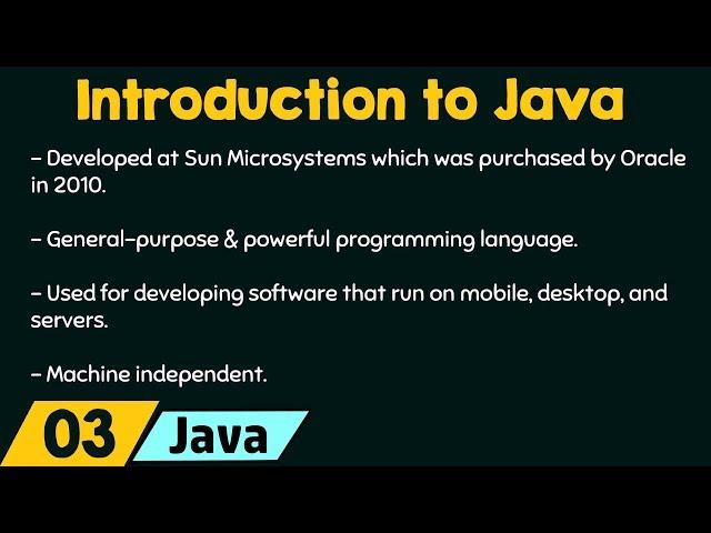 Introduction to Java Programming