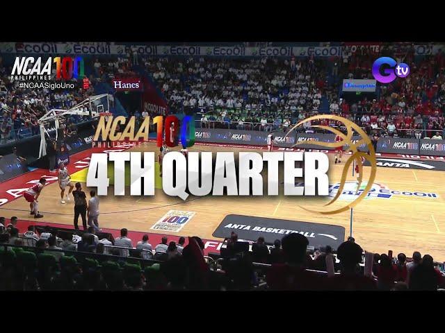 NCAA Basketball San Beda vs Letran (Fourth Quarter) | NCAA Season 100