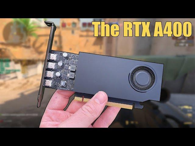 Nvidia's Tiny New RTX A400 - Can It Game?