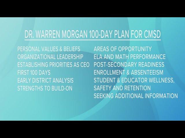 3News obtains new Cleveland Metropolitan School District CEO Dr. Warren Morgan's '100-day plan'