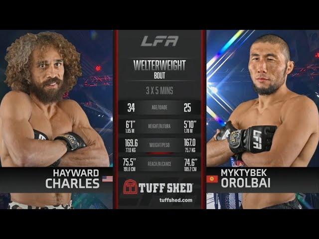 Кыргыз после этого боя получил контракт с UFC: Мыктыбек Оролбай уулу vs Хэйвард Чарльз